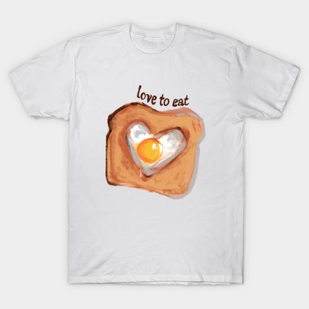 Love to eat T-Shirt by lidis